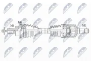 Gelenksatz, Antriebswelle Vorderachse links NTY NPW-VW-014