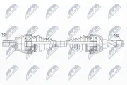 Antriebswelle Hinterachse rechts Hinterachse links NTY NPW-VV-144