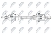 Antriebswelle Vorderachse links NTY NPW-VV-166