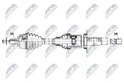 Antriebswelle Vorderachse links Vorderachse NTY NPW-VW-055