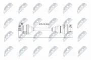 Antriebswelle Vorderachse rechts NTY NPW-VW-024