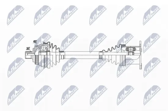 Antriebswelle Vorderachse rechts Vorderachse links NTY NPW-VW-037 Bild Antriebswelle Vorderachse rechts Vorderachse links NTY NPW-VW-037