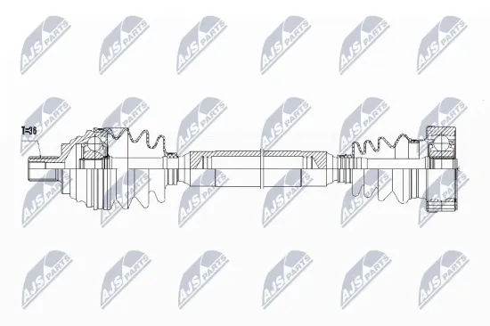Antriebswelle Vorderachse rechts NTY NPW-VW-058 Bild Antriebswelle Vorderachse rechts NTY NPW-VW-058