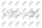 Antriebswelle Vorderachse links Vorderachse rechts NTY NPW-VW-065