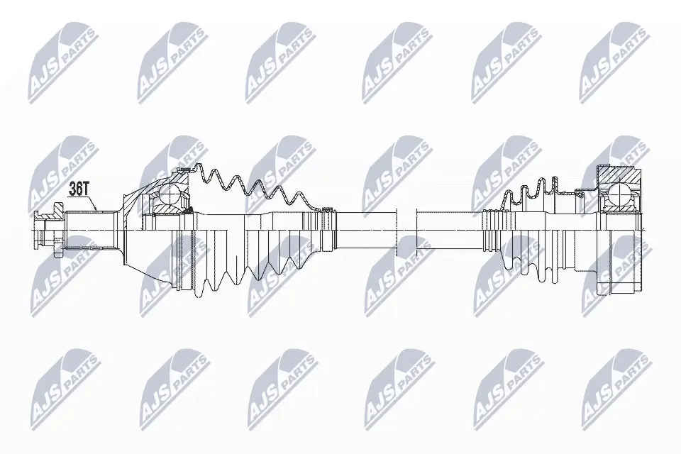 Antriebswelle Vorderachse links NTY NPW-VW-099