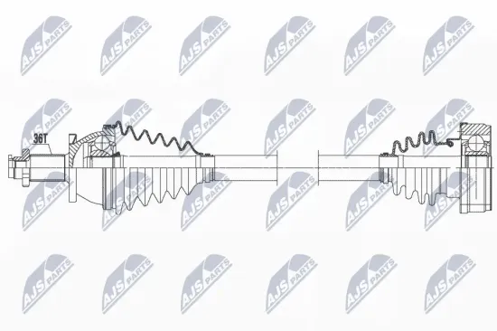 Antriebswelle Vorderachse rechts NTY NPW-VW-105 Bild Antriebswelle Vorderachse rechts NTY NPW-VW-105