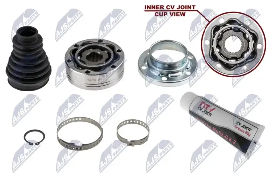 Gelenksatz, Antriebswelle Vorderachse beidseitig NTY NPW-VW-122 Bild Gelenksatz, Antriebswelle Vorderachse beidseitig NTY NPW-VW-122