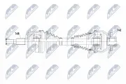 Antriebswelle Vorderachse links NTY NPW-VW-139