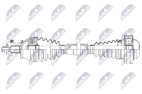 Antriebswelle Vorderachse rechts NTY NPW-VW-205 Bild Antriebswelle Vorderachse rechts NTY NPW-VW-205