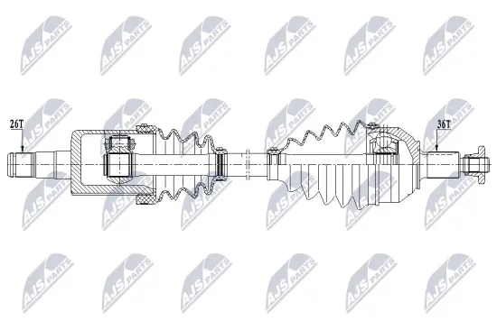 Antriebswelle Vorderachse links NTY NPW-VW-210 Bild Antriebswelle Vorderachse links NTY NPW-VW-210