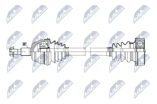 Antriebswelle Vorderachse links NTY NPW-VW-214 Bild Antriebswelle Vorderachse links NTY NPW-VW-214