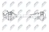 Antriebswelle Vorderachse links Vorderachse rechts NTY NPW-VW-217