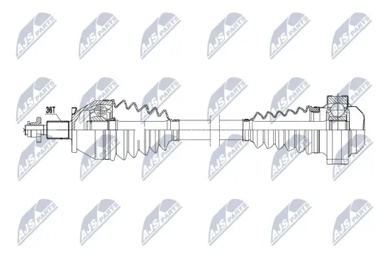Antriebswelle Vorderachse links NTY NPW-VW-218 Bild Antriebswelle Vorderachse links NTY NPW-VW-218