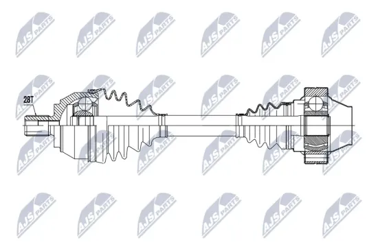 Antriebswelle Vorderachse links Vorderachse rechts NTY NPW-VW-219 Bild Antriebswelle Vorderachse links Vorderachse rechts NTY NPW-VW-219