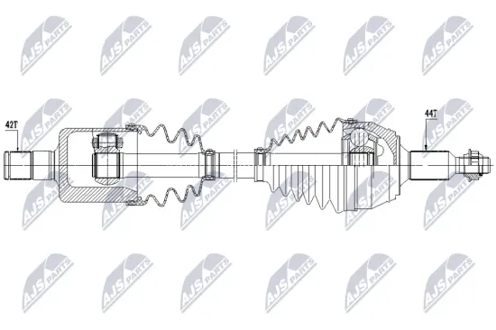 Antriebswelle Vorderachse links NTY NPW-VW-242 Bild Antriebswelle Vorderachse links NTY NPW-VW-242