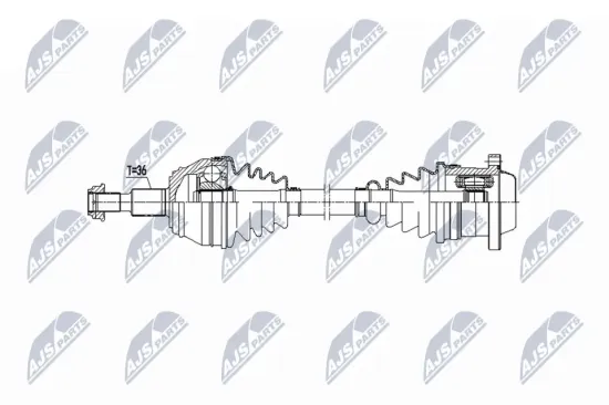 Antriebswelle Vorderachse links NTY NPW-VW-249 Bild Antriebswelle Vorderachse links NTY NPW-VW-249