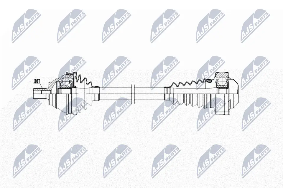 Antriebswelle Vorderachse links NTY NPW-WW-032