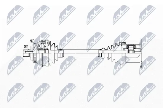 Antriebswelle Vorderachse links Vorderachse rechts NTY NPW-WW-036 Bild Antriebswelle Vorderachse links Vorderachse rechts NTY NPW-WW-036