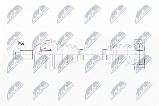 Antriebswelle Vorderachse links NTY NPW-WW-069 Bild Antriebswelle Vorderachse links NTY NPW-WW-069
