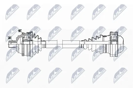 Antriebswelle Vorderachse links Vorderachse rechts NTY NPW-WW-217 Bild Antriebswelle Vorderachse links Vorderachse rechts NTY NPW-WW-217