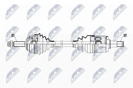 Antriebswelle Vorderachse links NTY NPW-WW-262 Bild Antriebswelle Vorderachse links NTY NPW-WW-262