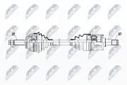 Antriebswelle Vorderachse rechts NTY NPW-WW-263