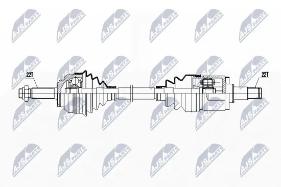 Antriebswelle Vorderachse rechts NTY NPW-WW-263 Bild Antriebswelle Vorderachse rechts NTY NPW-WW-263