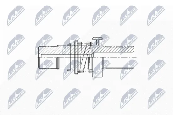 Steckwelle, Differential Vorderachse links NTY NPW-WW-269W Bild Steckwelle, Differential Vorderachse links NTY NPW-WW-269W