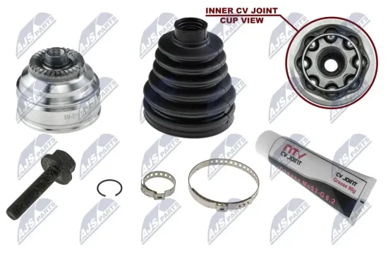 Gelenksatz, Antriebswelle radseitig Vorderachse Vorderachse links Vorderachse rechts NTY NPZ-BM-011 Bild Gelenksatz, Antriebswelle radseitig Vorderachse Vorderachse links Vorderachse rechts NTY NPZ-BM-011