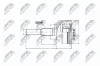 Gelenksatz, Antriebswelle radseitig NTY NPZ-CH-011 Bild Gelenksatz, Antriebswelle radseitig NTY NPZ-CH-011