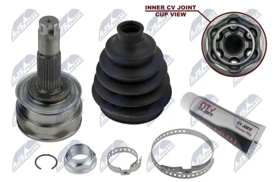 Gelenksatz, Antriebswelle radseitig Vorderachse NTY NPZ-DW-033 Bild Gelenksatz, Antriebswelle radseitig Vorderachse NTY NPZ-DW-033