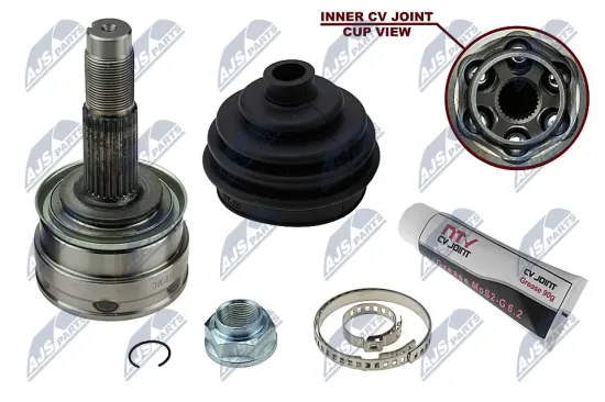 Gelenksatz, Antriebswelle radseitig Vorderachse links Vorderachse rechts NTY NPZ-DW-035 Bild Gelenksatz, Antriebswelle radseitig Vorderachse links Vorderachse rechts NTY NPZ-DW-035