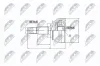 Gelenksatz, Antriebswelle Vorderachse radseitig NTY NPZ-FT-034 Bild Gelenksatz, Antriebswelle Vorderachse radseitig NTY NPZ-FT-034