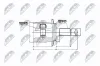 Gelenksatz, Antriebswelle radseitig Hinterachse NTY NPZ-HD-046 Bild Gelenksatz, Antriebswelle radseitig Hinterachse NTY NPZ-HD-046