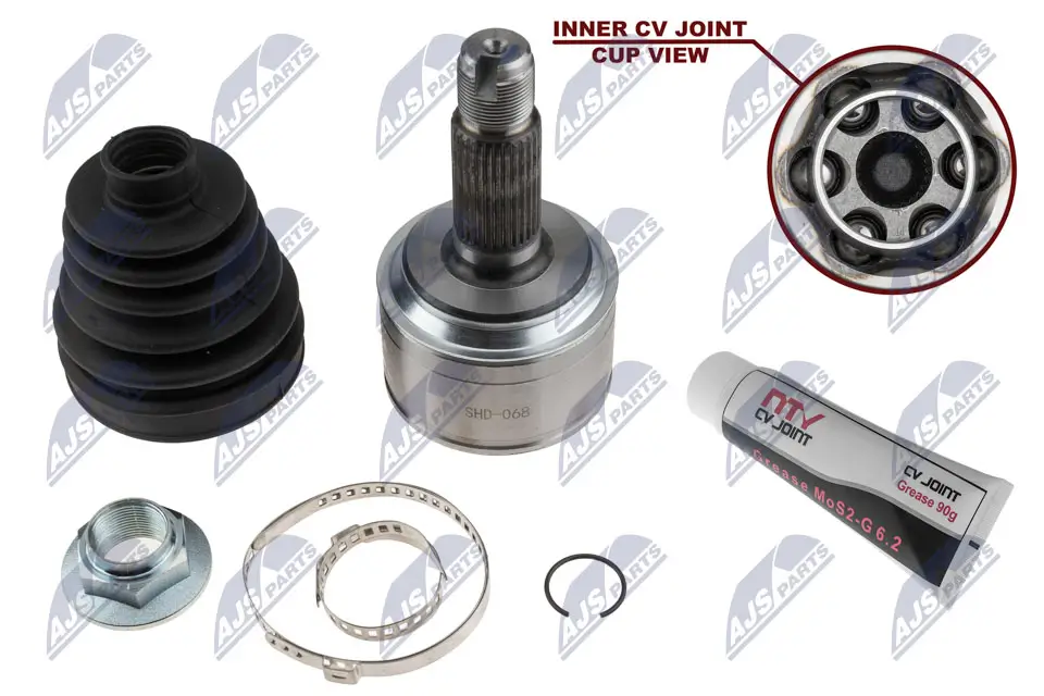 Gelenksatz, Antriebswelle Vorderachse beidseitig NTY NPZ-HD-068