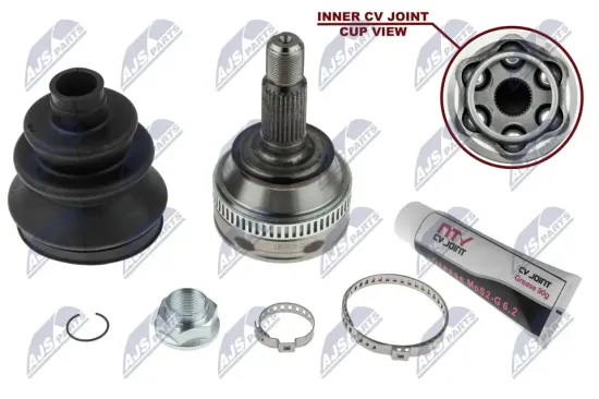 Gelenksatz, Antriebswelle radseitig Hinterachse Vorderachse Hinterachse links Hinterachse rechts Vorderachse links Vorderachse rechts NTY NPZ-LR-009 Bild Gelenksatz, Antriebswelle radseitig Hinterachse Vorderachse Hinterachse links Hinterachse rechts Vorderachse links Vorderachse rechts NTY NPZ-LR-009