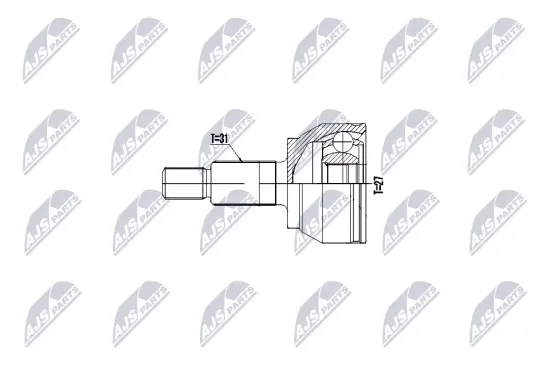 Gelenksatz, Antriebswelle Vorderachse beidseitig NTY NPZ-LR-019 Bild Gelenksatz, Antriebswelle Vorderachse beidseitig NTY NPZ-LR-019