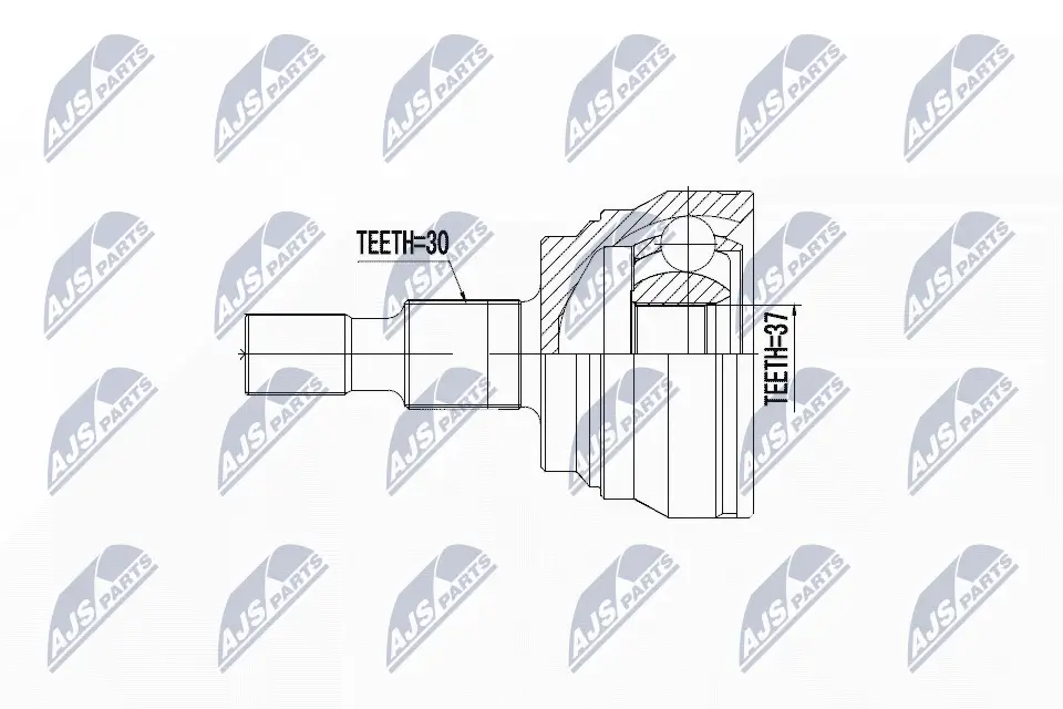 Gelenksatz, Antriebswelle radseitig NTY NPZ-ME-020