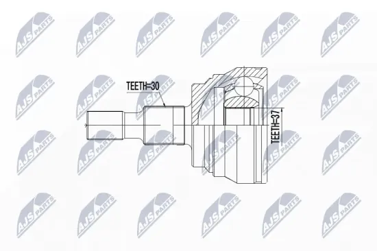 Gelenksatz, Antriebswelle radseitig NTY NPZ-ME-020 Bild Gelenksatz, Antriebswelle radseitig NTY NPZ-ME-020