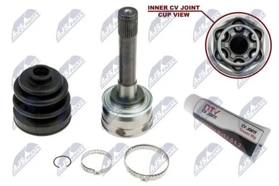 Gelenksatz, Antriebswelle Vorderachse links Vorderachse rechts getriebeseitig NTY NPZ-MS-007 Bild Gelenksatz, Antriebswelle Vorderachse links Vorderachse rechts getriebeseitig NTY NPZ-MS-007