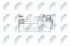Gelenksatz, Antriebswelle Vorderachse radseitig NTY NPZ-ME-016 Bild Gelenksatz, Antriebswelle Vorderachse radseitig NTY NPZ-ME-016