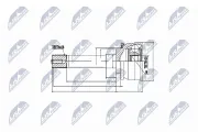 Gelenksatz, Antriebswelle Vorderachse links Vorderachse rechts getriebeseitig NTY NPZ-MS-007
