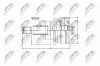 Gelenksatz, Antriebswelle Vorderachse links Vorderachse rechts getriebeseitig NTY NPZ-MS-036