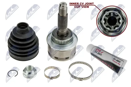 Gelenksatz, Antriebswelle Vorderachse links Vorderachse rechts getriebeseitig NTY NPZ-MZ-040 Bild Gelenksatz, Antriebswelle Vorderachse links Vorderachse rechts getriebeseitig NTY NPZ-MZ-040