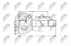 Gelenksatz, Antriebswelle radseitig NTY NPZ-NS-049