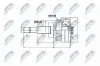 Gelenksatz, Antriebswelle radseitig NTY NPZ-PL-003 Bild Gelenksatz, Antriebswelle radseitig NTY NPZ-PL-003
