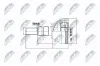 Gelenksatz, Antriebswelle radseitig NTY NPZ-PL-020