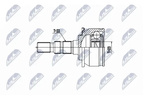 Gelenksatz, Antriebswelle Vorderachse radseitig NTY NPZ-PL-048 Bild Gelenksatz, Antriebswelle Vorderachse radseitig NTY NPZ-PL-048