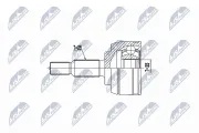 Gelenksatz, Antriebswelle radseitig NTY NPZ-RE-046