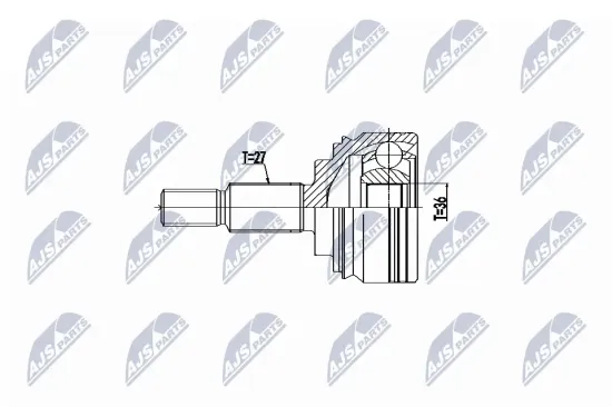 Gelenksatz, Antriebswelle Vorderachse Vorderachse links Vorderachse rechts Vorderachse links Vorderachse rechts NTY NPZ-PE-029 Bild Gelenksatz, Antriebswelle Vorderachse Vorderachse links Vorderachse rechts Vorderachse links Vorderachse rechts NTY NPZ-PE-029